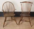 Four assorted Windsor chairs