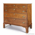Chippendale cherry chest of drawers