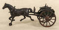 Cast iron horse drawn cart