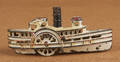 Wilkins cast iron side wheeler paddle boat