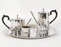 FIVE PIECE SILVER PLATE TEA  COFFEE SERVICE