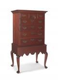 Eldred Wheeler childs cherry chest on frame