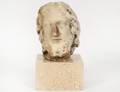 ROMAN MARBLE HEAD OF A BEARDED MAN