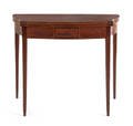 Massachusetts Hepplewhite mahogany card table