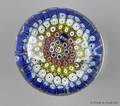Concentric millefiori pedestal paperweight