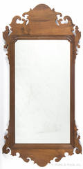 Chippendale style mahogany mirror