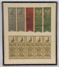 Ten framed Maryland State Fair ribbons
