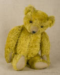 Jointed mohair teddy bear