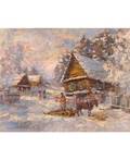KONSTANTIN KOROVIN RUSSIAN 18611939 Village in Winter