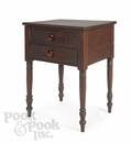 Pennsylvania Sheraton cherry twodrawer stand