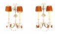 Pair of French Cold Painted Bronze Wall Sconces