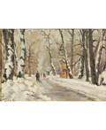 DMITRI NALBANDIAN RUSSIAN 19061993 Winter in Sokolniki Park Moscow