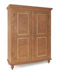 Pennsylvania painted poplar wall cupboard ca 1830