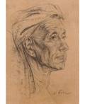 NICOLAI FECHIN RUSSIAN 18811955 Study of an Old Man