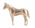 Ladies 14k Yellow Gold Figural Horse Form Brooch