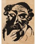 MARC CHAGALL RUSSIANFRENCH 18871985 Lhomme  la barbe