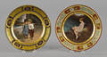 Two Dresden painted porcelain plates