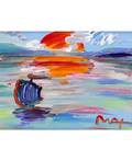 PETER MAX GERMANAMERICAN B 1937 American 500 Sunset