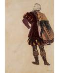 VASILY SHUKHAEV RUSSIAN 18871973 Costume Design Man in a Purple Mantle