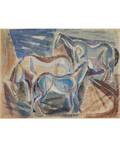 SIGMUND LANDAU POLISH 18981962 The Horses
