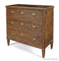 Canadian painted pine chest of drawers