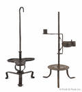 Wrought iron Betty lamp
