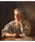 ALEXEI VASILIEVICH TYRANOV RUSSIAN 18081859 Boy at a Table