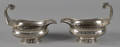 Pair of sterling silver sauce boats by Tane