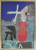 American School 20th Century Surrealist Composition