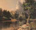 Attributed to Samuel Haydon Sexton American 18131890 View on the Mohawk River