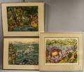 Franoise Deberdt French b 1934 Seven Fanciful Prints