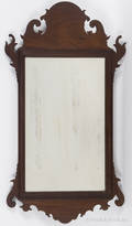 Chippendale mahogany looking glass