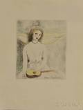 Marie Laurencin French 18851956 Jeune fille  la guitare