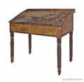 Pennsylvania Sheraton painted poplar school masters desk