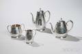 Fourpiece Victorian Sterling Silver Tea and Coffee Service