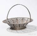 Irish Sterling Silver Cake Basket