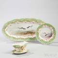 Fourteenpiece Coalport Porcelain Fish Service