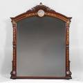 Renaissance Revival Overmantel Mirror with PtesurPte Plaque