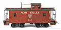 Large painted wood  Penn Valley  caboose