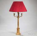 French Empire Fourlight Giltbronze Candelabra