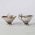 Georg Jensen Sterling Silver Creamer and Sugar