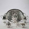 Sevenpiece Concord Silver Co Sterling Silver Tea and Coffee Service