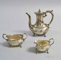 Sterling Silver Threepiece Tea Set