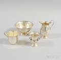 Four Pieces of Sterling Silver Hollowware