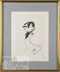 Al Hirschfeld signed portrait of Clark Gable