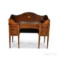 Federalstyle Inlaid Mahogany Desk