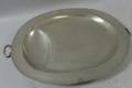 Large Pewter Warming Platter