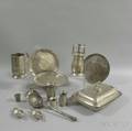 Thirteen Assorted Pewter Items