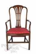 George III mahogany armchair