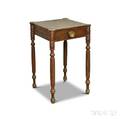 Late Federal Grainpainted Onedrawer Stand